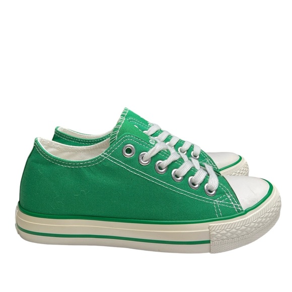 Heineken Green Canvas Low Top Sneaker Size 7.5 - Picture 10 of 10